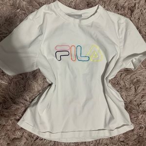 FILA crop tee.